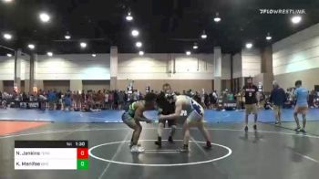 182 lbs Final - Nicolas Jenkins, Tennessee vs Kingsley Menifee, Birds Of Prey