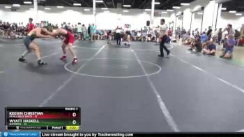 160 lbs Round 3 (8 Team) - Wyatt Haskell, D3PRIMUS vs Keegin Christian, PA Alliance White