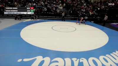 5A 215 lbs Quarterfinal - Porter Jones, West Jordan vs Noah Ramboz, Clearfield