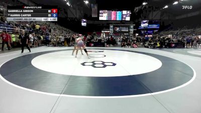125 lbs Champ. Rd Of 64 - Gabriella Gibson, NC vs Karris Carter, CO