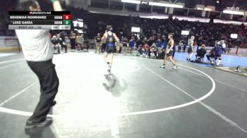 132 lbs Champ. Round 2 - Luke Garza, Kent Meridian vs Nehemias Rodriguez, Union
