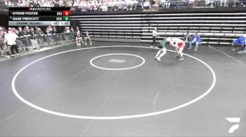 3A 150 lbs Champ. Round 1 - Gage Prescott, South Summit vs Hyrum Foster, Richfield