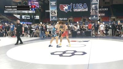 157 lbs Champ. Rd Of 128 - Hayden Smith, North Carolina vs Cohen Long, Indiana