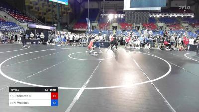 120 lbs Quarters - Kody Tanimoto, TX vs Noah Woods, IL