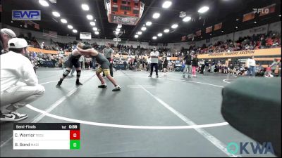 120 lbs Semifinal - Chebon Warrior, Tecumseh Youth Wrestling vs Bodey Bond, Madill Takedown