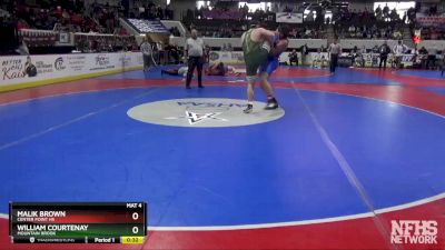6A 220 lbs Cons. Round 2 - William Courtenay, Mountain Brook vs Malik Brown, Center Point HS
