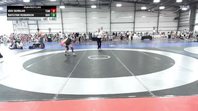 100 lbs Rr Rnd 3 - Ava Quinlan, Team BTA - HSG vs Raylynn Robinson, Southern Fire - HSG
