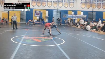 126 lbs Semifinals (8 Team) - William Harvey, Wakulla Hs vs Kellen Mesina, Mater Lakes Academy