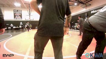 96-100 lbs Rr Rnd 5 - Kenan Berry, Grove Takedown Club vs Aaliyah Coombes, Wyandotte Youth Wrestling