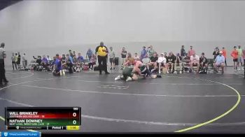180 lbs Round 1 (4 Team) - Nathan Downey, Next Level Wrestling Club vs Will Brinkley, Southern Wolves Gray