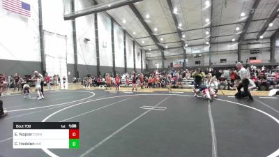 98 lbs Quarterfinal - Easton Napier, Cornerstone Mat Club vs Carter Hedden, Mat Rats Rebooted