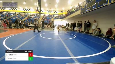 76-79 lbs Quarterfinal - Zander Hefele, Keystone Wrestling Club vs Jagger Autry, Broken Arrow Wrestling Club