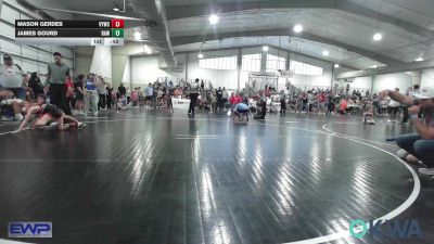 70-74 lbs Consolation - Mason Gerdes, Verdigris Youth Wrestling vs James Gourd, Raw Wrestling Club
