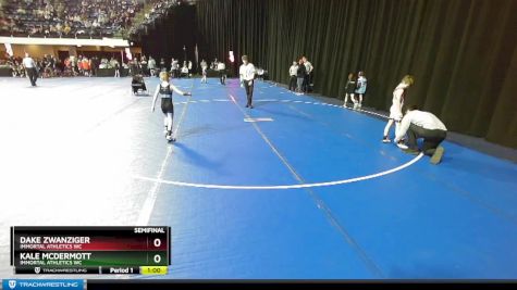 56 lbs Semifinal - Kale McDermott, Immortal Athletics WC vs Dake Zwanziger, Immortal Athletics WC