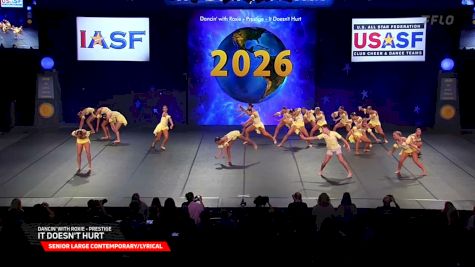 Dancin' with Roxie - Prestige - It Doesn't Hurt [2026 Senior Large Contemporary/Lyrical Semis] 2026 The Dance Worlds