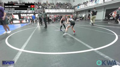 51 lbs Rr Rnd 1 - Raelynn Gibbens, Viking Wrestling Club vs Rikki Olsen, Mojo Grappling Academy