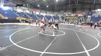 123 lbs Final - Paiten Einspahr, Nebraska Titans vs Allison McDaniel, Wrecking Crew