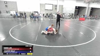 78 lbs Cons. Semi - Owen Lee, Mukwonago Wrestling Club vs Cooper Kelly, Chippewa Elite Wrestling