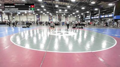 126 lbs Round Of 64 - David Lewis, VA vs Colt Cambruzzi, NC