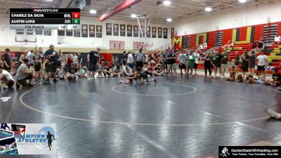 Youth-65 lbs 7th Place - Charile Da Silva, Morris Hills vs Austin Luks, South Plainfield