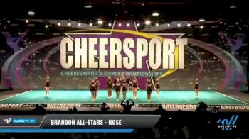 Brandon All-Stars - Rose [2021 L3 Youth - Small Day 1] 2021 CHEERSPORT National Cheerleading Championship