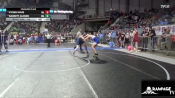 140 lbs Cons. Round 2 - Kyren Davis, Halstead vs Barrett Alonzo, Chanute