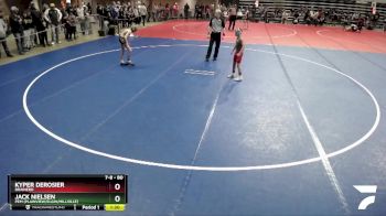 80 lbs Cons. Round 3 - Kyper DeRosier, Brainerd vs Jack Nielsen, PEM (Plainview/Elgin/Millville)