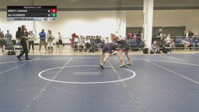 132 lbs Consi Of 64 #1 - Brett Larson, NE vs Eli Flowers, GA