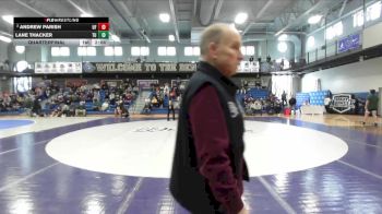 157 lbs Quarterfinal - Lane Thacker, Tiffin vs Andrew Parish, Findlay