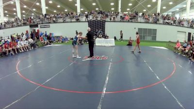 120 lbs Alyssa Salemie, Missouri vs Makynlee Cova, California