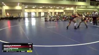 195 lbs Round 2 (10 Team) - Isaiah Shevchook, NFWA Black vs Nicholas Rynearson, Griffin Fang