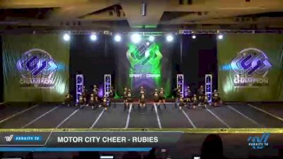 Motor City Cheer - Rubies [2021 L3 Youth Day 1] 2021 CSG Super Nationals DI & DII