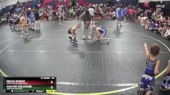 58 lbs Quarterfinal - Micah Owens, Legacy Elite Wrestling vs Paxton Holcombe, Carolina Reapers