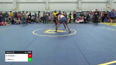 E-190 lbs Round Of 16 - Braelen Holstein, WV vs Jacob Marrs, MI