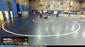 125lbs Champ. Round 3 - Vania Diego, Toppenish (Girls) vs Kaliyanei Hill, McNary