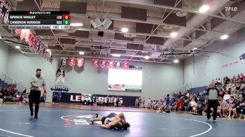 126 lbs Placement Matches (8 Team) - Spence Wigley, Lewisburg vs Cameron Hudson, Desoto Central