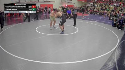 285 lbs Quarterfinal - Noah Miner, Aloha vs Daytanyn Harrington, Skyview