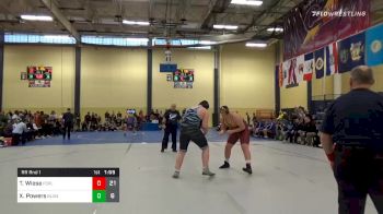 285 lbs Prelims - Travis Wiese, Forest Lake vs Xavier Powers, Blaine