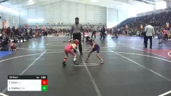 52 lbs Rr Rnd 1 - Tori Conn, Illinois Valley Mat Club vs Jackelyn Gudino, Underdog