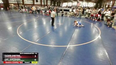 52 lbs Cons. Round 2 - Tucker Gneiting, Aviator Wrestling Academy vs Chet Mortensen, Iron County Wrestling Academy