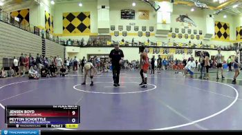 97 lbs Cons. Round 3 - Bryson Kirk, Warren Wrestling Academy vs Liam Wechsler, Whiteland Wrestling Club