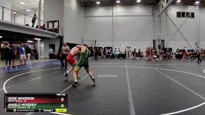 165 lbs Semis (4 Team) - Angelo McKeddy, Pocono Regional WC vs Jesse Woodson, Impact Black