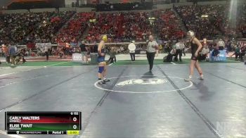 G 152 lbs Quarterfinal - Elise Twait, Meridian vs Carly Walters, Kimberly