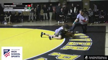 113 lbs Matteo Cesaro, Hanover Park Hs vs Alex Perez, Montville