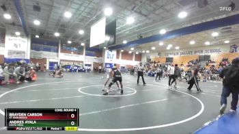 157 lbs Cons. Round 4 - Brayden Carson, St John Bosco vs Andres Ayala, Costa Mesa