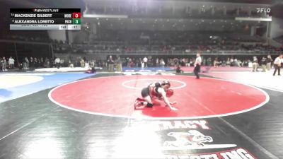 100 lbs Cons. Round 4 - Alexandra Loretto, Pacheco vs Mackenzie Gilbert, Modesto