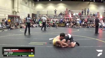 130 lbs Round 1 (6 Team) - Cody Foss, Lowell WC vs Braden Parsons, Untouchables