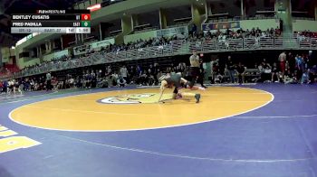 106 lbs 2nd Wrestleback (16 Team) - Fred Padilla, Cheyenne East vs Bentley Cusatis, Doniphan-Trumbull