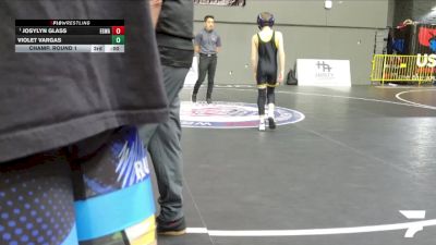 Schoolboys - 75 lbs Champ. Round 1 - Aaron Ramirez vs Timothy Bragg, Swamp Monsters Wrestling Club