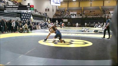 132 lbs Consi Of 4 - Landon Herdic, New York Military Academy vs Jaxsen Bailey, Greens Farms Academy
